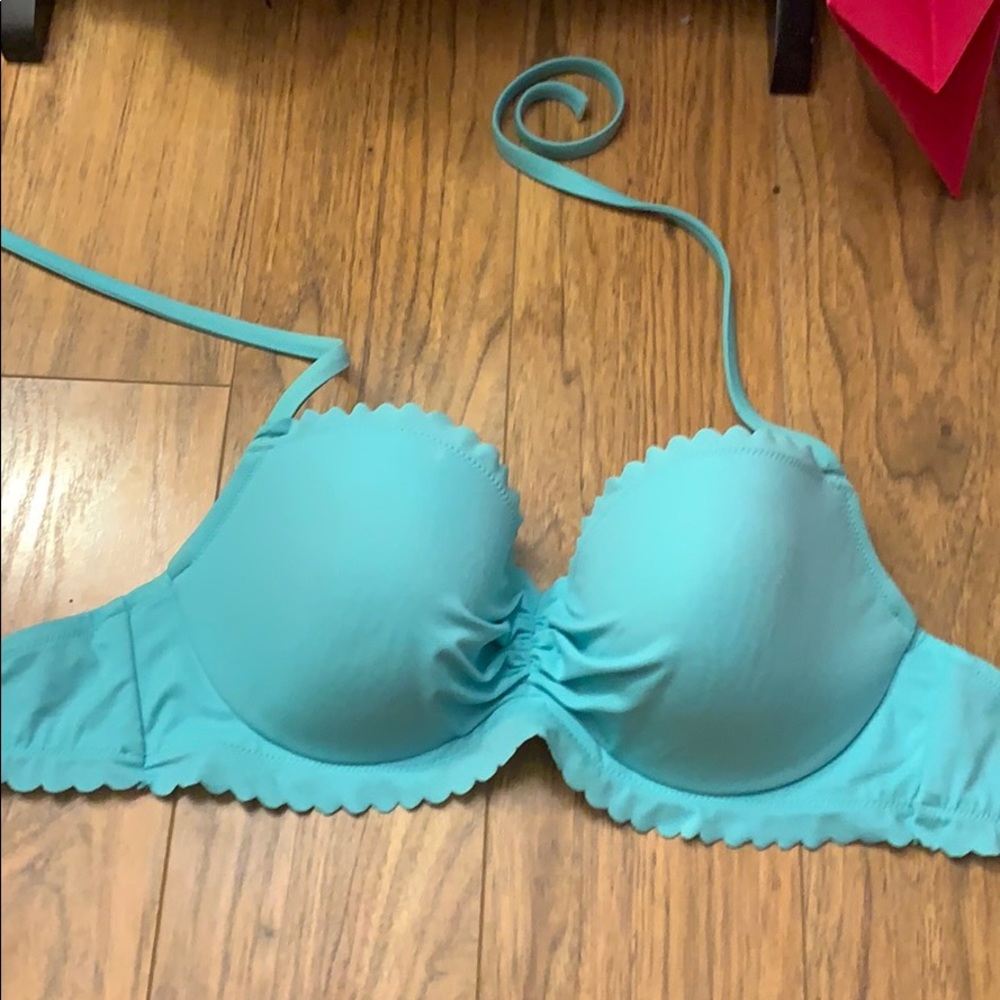 Victoria Secret teal bikini top